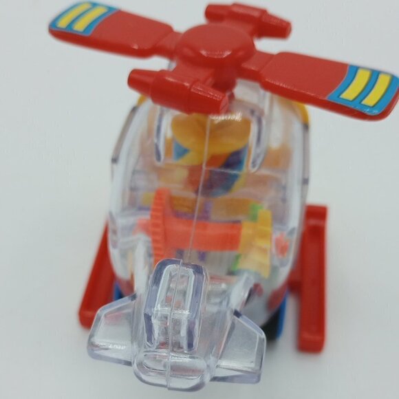 Vintage 1986 SuperToys Friction Pull Back & Go Tiny Heli Helicopter - Picture 4 of 7